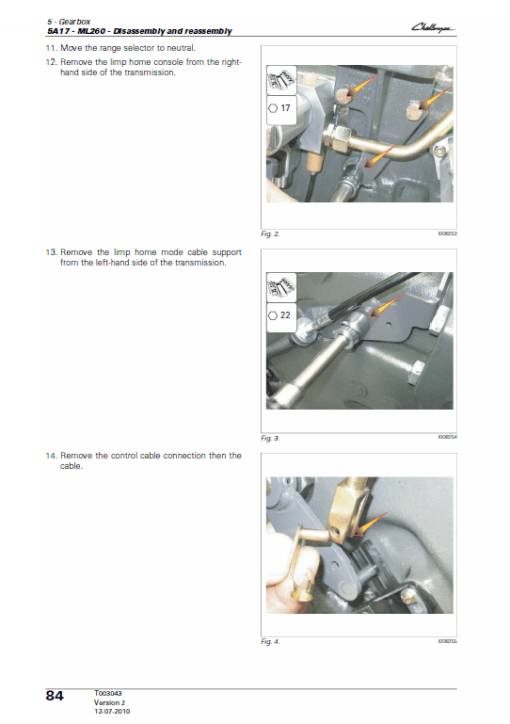 Challenger MT645D, MT655D, MT665D, MT675D, MT685D Tractor Workshop Manual - Image 6