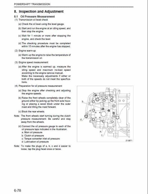 Mitsubishi FD25N, FD30N, FD35N Forklift Service Manual - Image 5