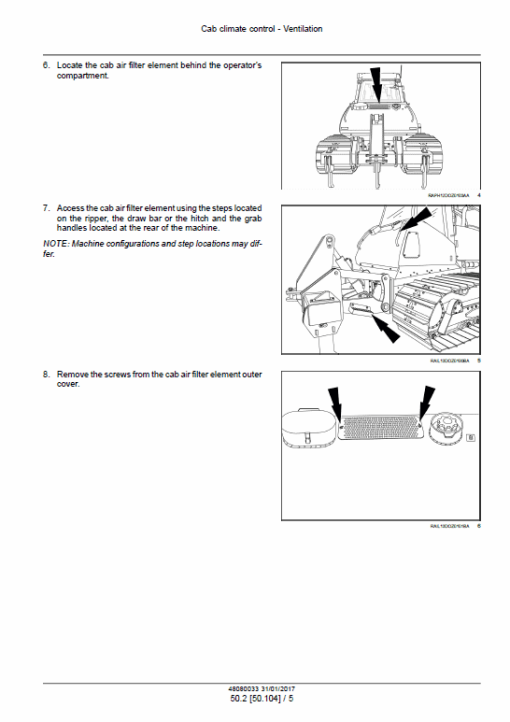 Case 1150M Crawler Dozer Service Manual - Image 5