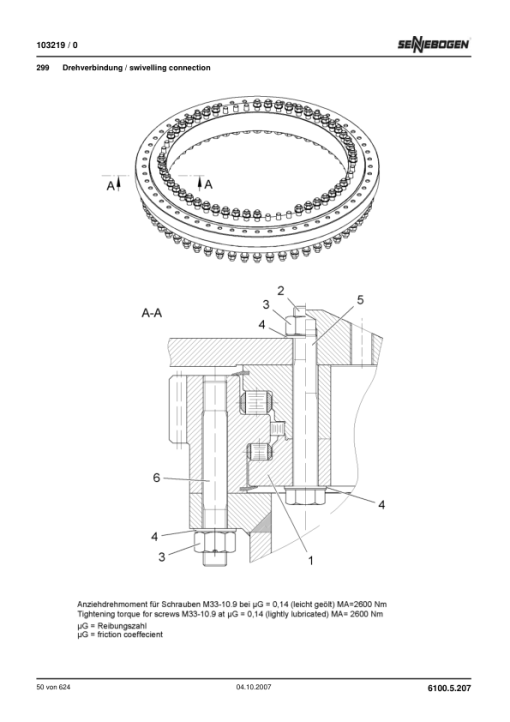 Sennebogen 6100.5.207 Operators, Maintenance and Parts Manual - Image 4