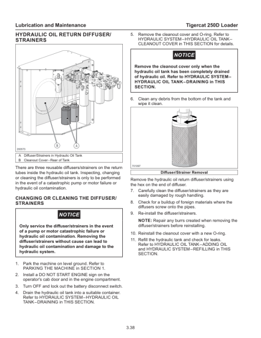 Tigercat 250D Loader Repair Service Manual - Image 4