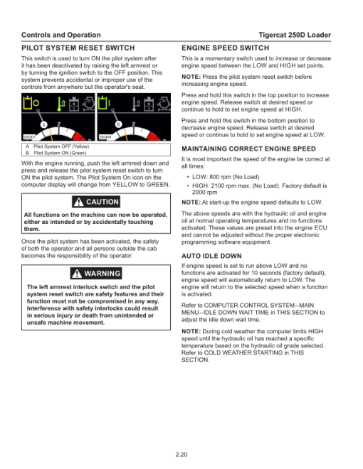 Tigercat 250D Loader Repair Service Manual - Image 3