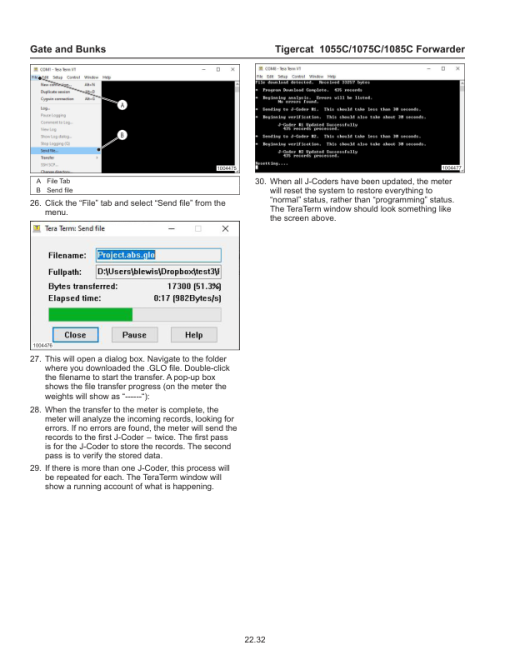 Tigercat 1055C, 1075C, 1085C Forwarder Repair Service Manual - Image 3