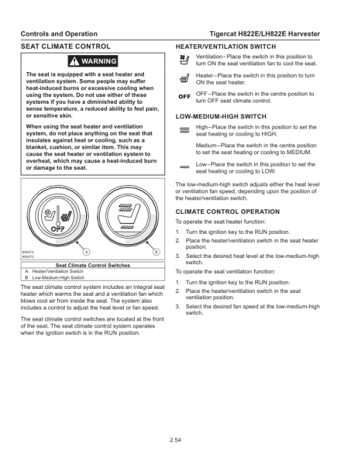 Tigercat H822E, LH822E Harvester Repair Service Manual (82234001–82285000) - Image 3