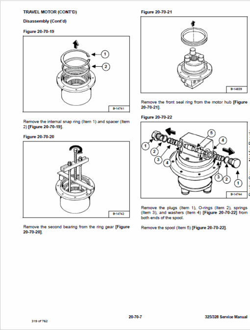 Bobcat 325 and 328 Compact Excavator Service Manual - Image 3