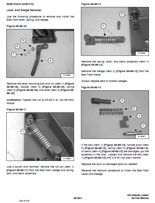 Bobcat 463 Skid-Steer Loader Service Manual - Image 6