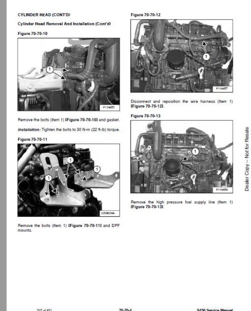 Bobcat S450 Skid-Steer Loader Service Repair Manual - Image 7