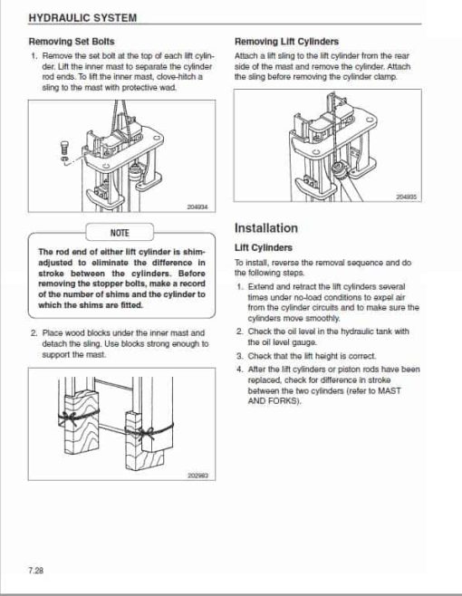 CAT EC25N, EC25EN, EC25LN, EC30N Forklift Lift Truck Service Manual - Image 5