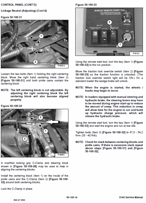 Bobcat S160 Skid-Steer Loader Service Manual - Image 6