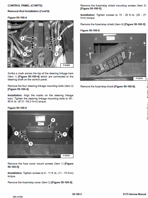 Bobcat S175 Skid-Steer Loader Service Manual - Image 4