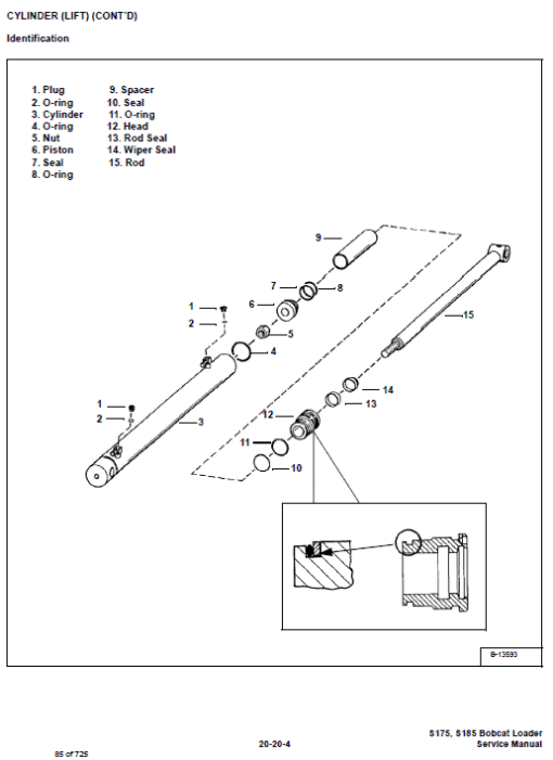 Bobcat S175 and S185 Skid-Steer Loader Service Manual - Image 10