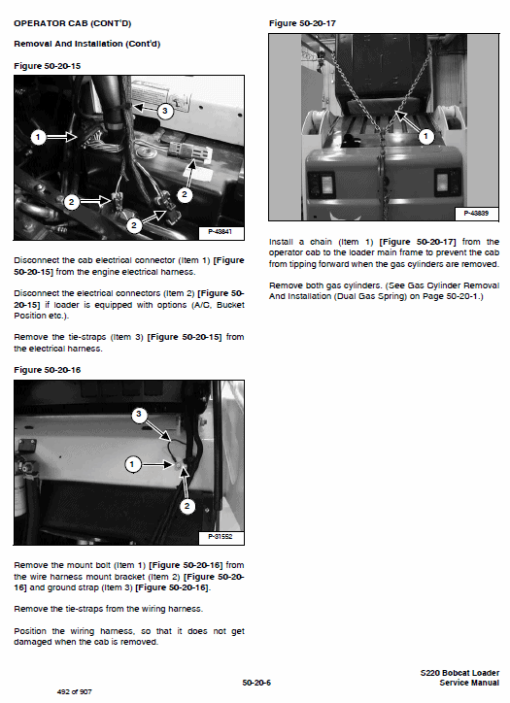 Bobcat S220 Turbo Skid-Steer Loader Service Manual - Image 4