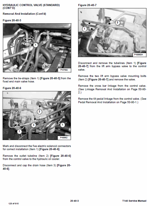 Bobcat T140 Compact Loader Service Manual - Image 2