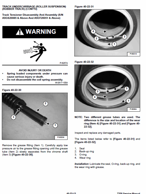 Bobcat T250 Loader Service Manual - Image 7