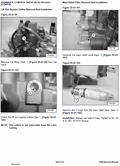 Bobcat T300 Loader Service Manual - Image 8