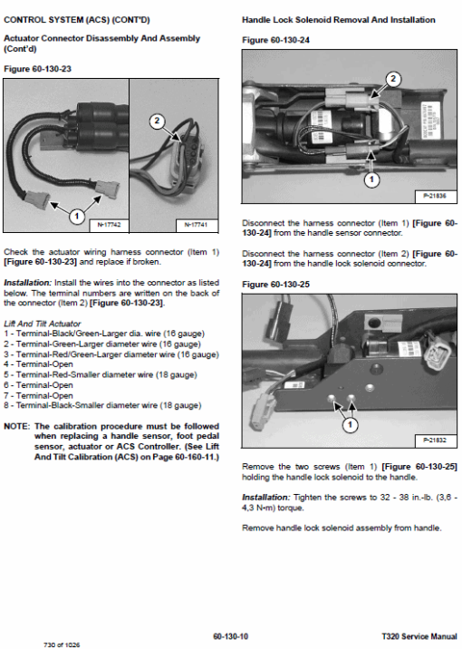 Bobcat T320 Loader Service Manual - Image 7