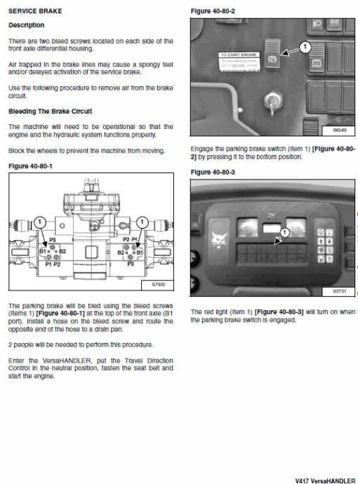 Bobcat V417 VersaHANDLER Telescopic Service Manual - Image 5