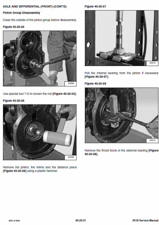 Bobcat V518 VersaHANDLER Telescopic Service Manual - Image 3