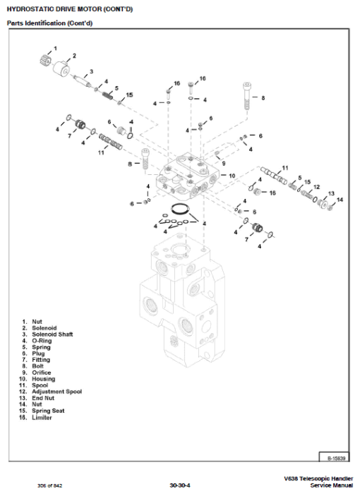 Bobcat V638 VersaHANDLER Telescopic Service Manual - Image 7