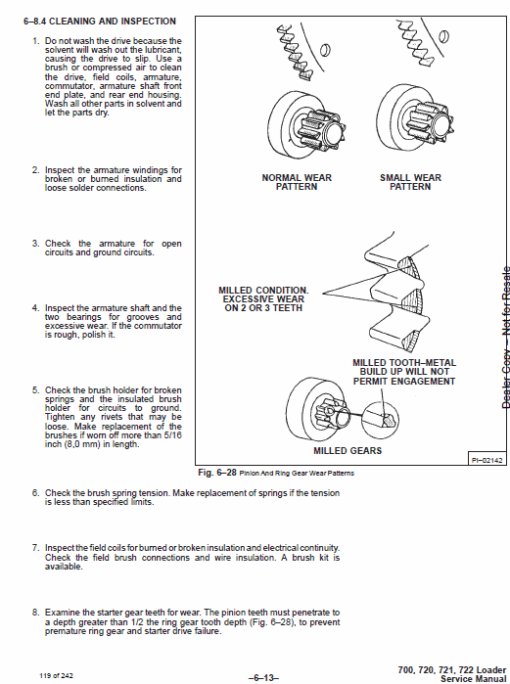 Bobcat 700, 720, 721 and 722 Skid-Steer Loader Service Manual - Image 6