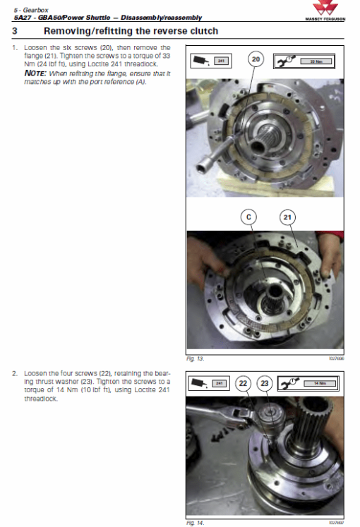 Massey Ferguson 5425, 5435, 5445, 5460, 5465, 5470, 5475, 5480 Tractors Workshop Manual - Image 10