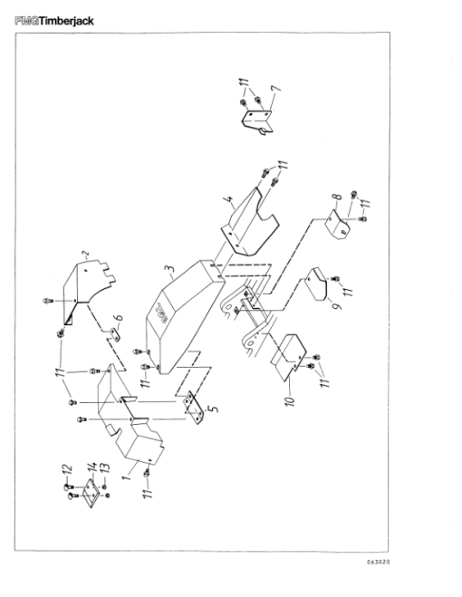 Timberjack 756 Harvesting Heads (SN 33573-) Parts Catalog Manual - Image 3