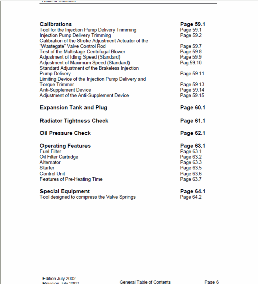 OM Pimespo LDW 2204/T CHD Engine For Forklift Trucks Shop Manual - Image 4