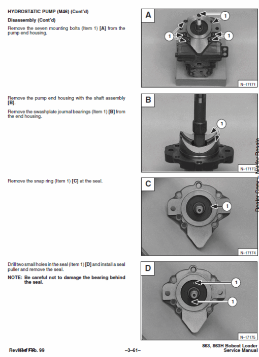 Bobcat 863 and 863H Skid-Steer Loader Service Manual - Image 5