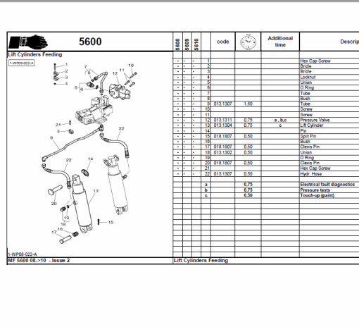 Massey Ferguson 5608, 5609, 5610 Tractors Service Workshop Manual - Image 3