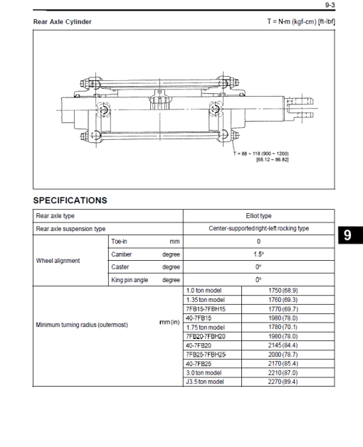 Toyota 7FB10, 7FBH10, 7FB14, 7FBH14 Forklift Service Repair Manual - Image 4