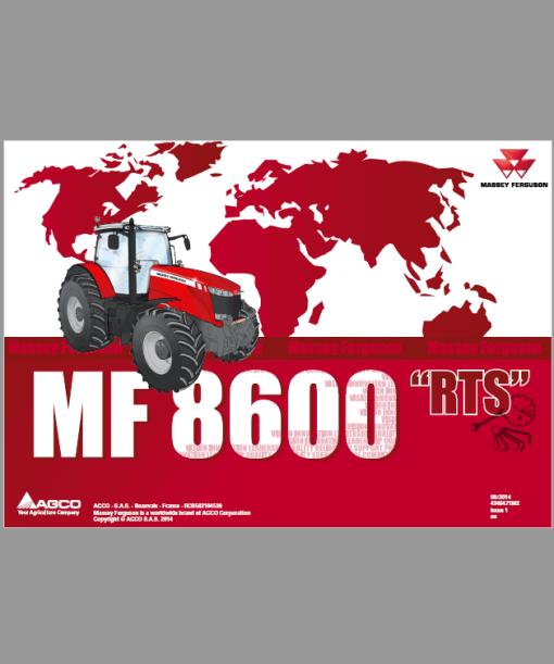 Massey Ferguson 8650, 8660, 8670, 8680, 8690 Tier 3 Tractor Service Manual - Image 3