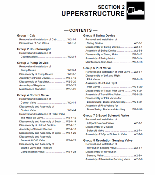 Hitachi ZX60USB-3, ZX60USB-3F Excavator Service Repair Manual - Image 9