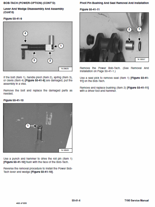 Bobcat T190 Loader Service Manual - Image 4