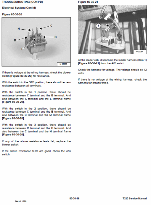 Bobcat T320 Loader Service Manual - Image 8