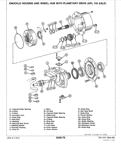 John Deere 610B, 610C Backhoe Loaders (TM1446 and TM1447) - Image 5