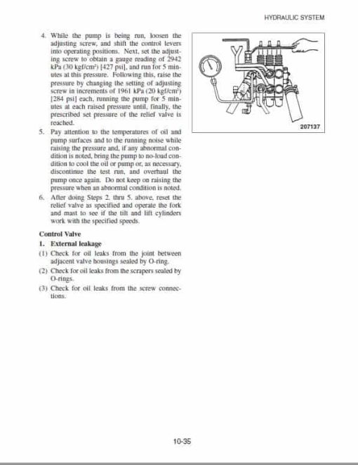 Mitsubishi FG15K, FG18K, FG20K, FG25K, FG30K, FG35K Forklift Service Manual - Image 5