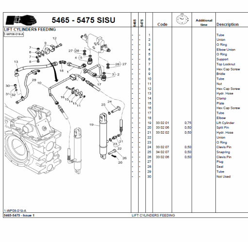 Massey Ferguson 5425, 5435, 5445, 5460, 5465, 5470, 5475, 5480 Tractors Workshop Manual - Image 2