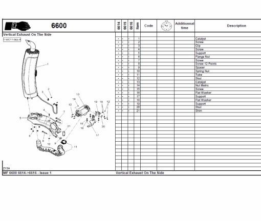 Massey Ferguson 6612, 6613, 6614, 6615 Tractor Service Manual - Image 2