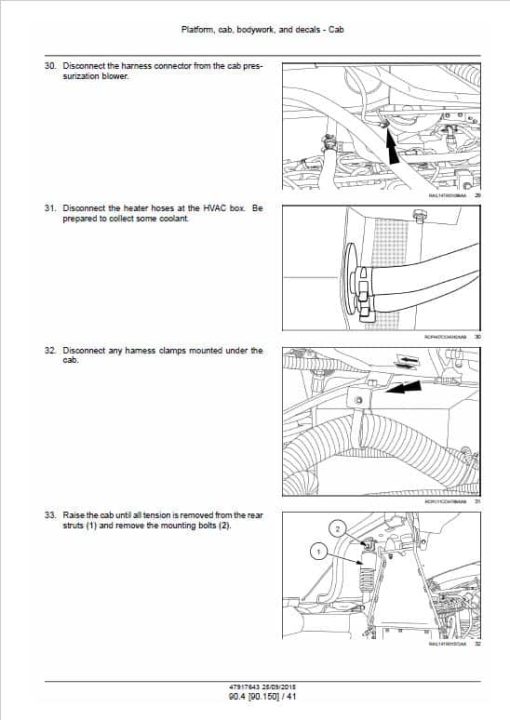 Case 250, 280, 310, 340, 380 Magnum Tractor Service Manual - Image 8