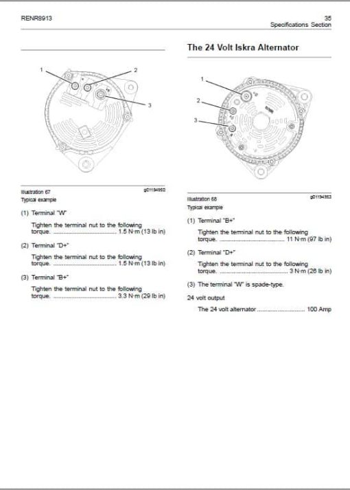 Manitou MHT-X 780 T-E3, MHT-X 860 LT-E3, MHT-X 950 LT-E3 Telehandler Repair Manual - Image 4