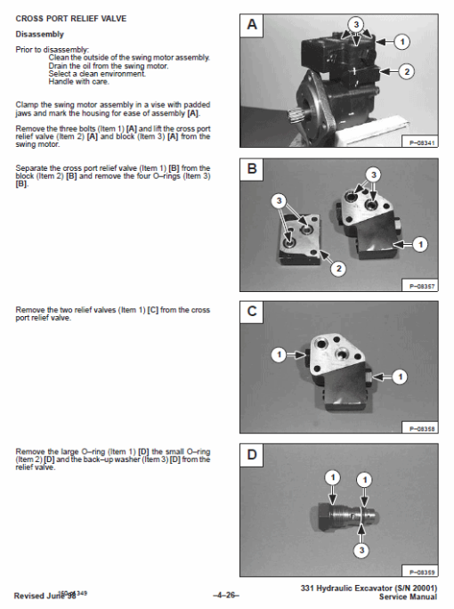 Bobcat X331, X331E and X334 Excavator Service Repair Manual - Image 5