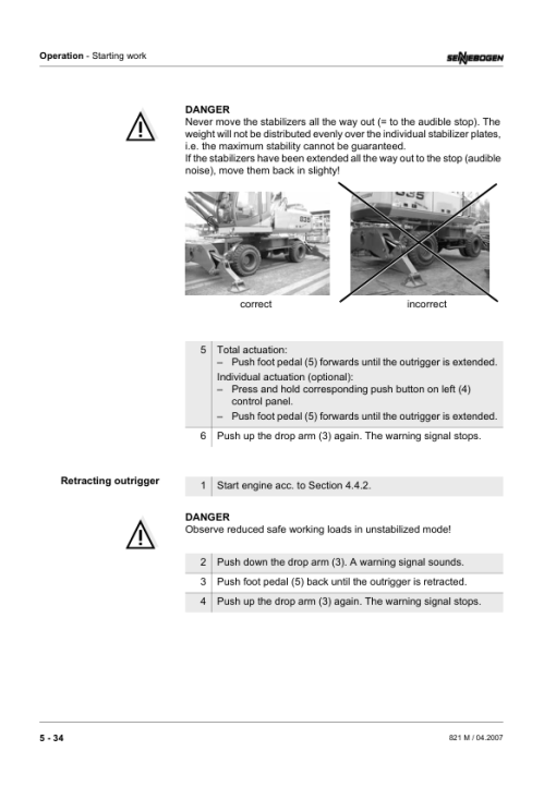 Sennebogen 821.0.983 Operators, Maintenance and Parts Manual - Image 4