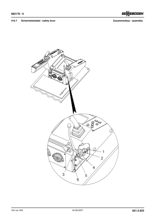 Sennebogen 821.5.923 Schematics and Parts Manual - Image 2