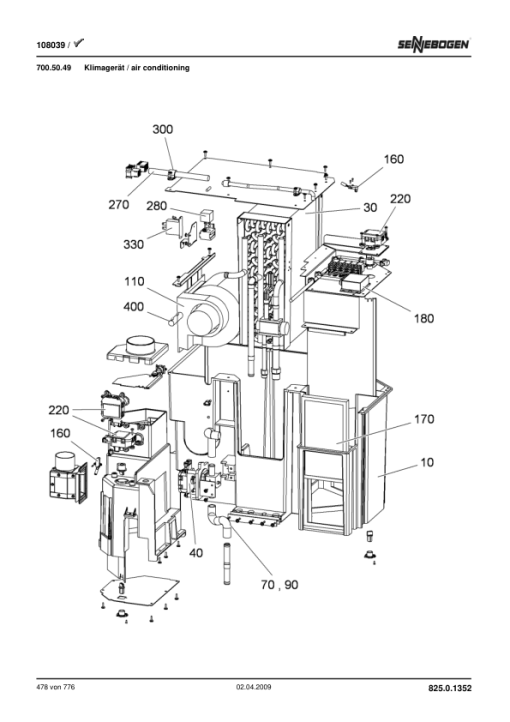 Sennebogen 825.0.1352 Operators, Maintenance and Parts Manual - Image 5