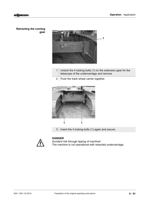 Sennebogen 825.0.1422 Operators, Maintenance and Parts Manual - Image 4