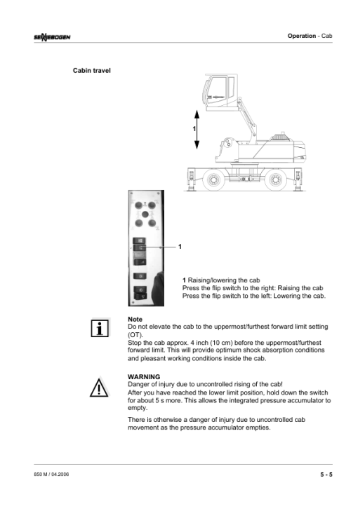 Sennebogen 850.0.209 Operators, Maintenance and Parts Manual - Image 5