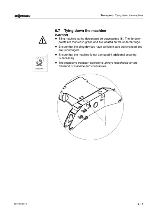 Sennebogen 860.0.1002 Operators, Maintenance and Parts Manual - Image 2