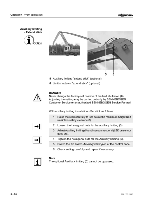 Sennebogen 860.0.1006 Operators, Maintenance and Parts Manual - Image 3