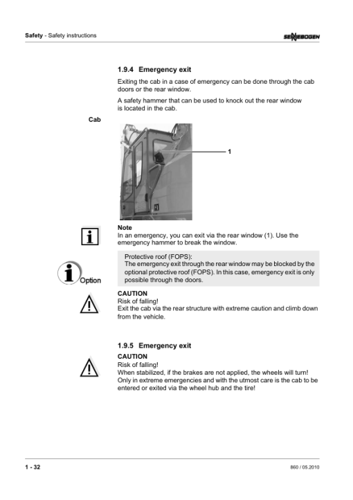 Sennebogen 860.0.1006 Operators, Maintenance and Parts Manual - Image 2