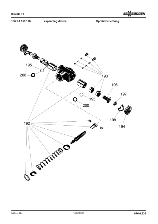 Sennebogen 870.0.232 Parts Manual - Image 2